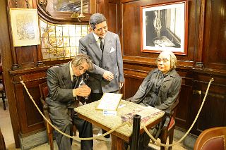 07 Wax Figures Of Jorge Luis Borges, Carlos Gardel and Alfonsina Storni At Cafe Tortoni On Avenida de Mayo Avenue Buenos Aires.jpg